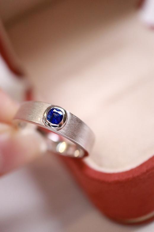 0.27ct 蓝宝石戒指 商品图5