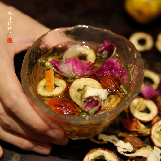 东济堂小阁藏春 佛手玫瑰茶 清香怡人 20袋/盒（可焖可煮可泡） 商品图2