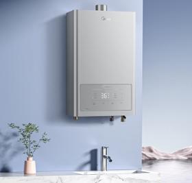 美的（510515）JSQ30-HT163 恒温式燃气热水器 钛钢灰 12T 电辅加机械防冻