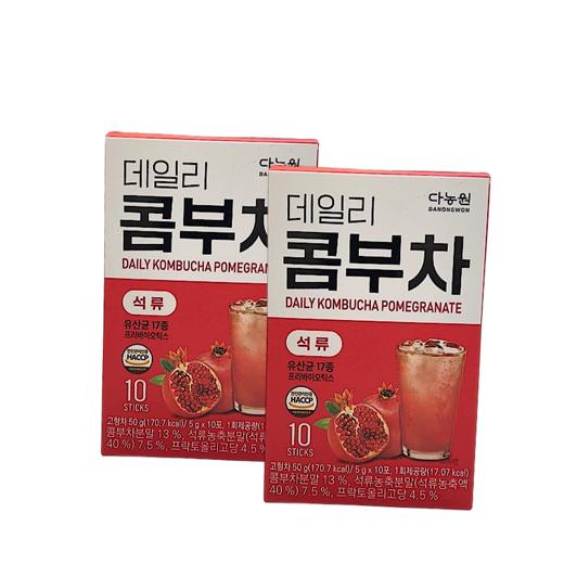 韩国康普茶茶农园乳酸菌冲饮粉-10条  各款口味 商品图0