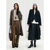 棉仓356666002-老钱松弛感兜帽长款修长感羊毛羊绒混纺毛呢外套 商品缩略图4