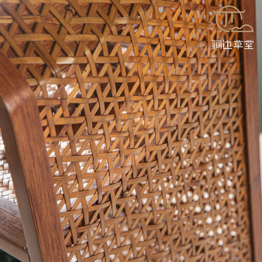 手工竹编晚秋镂空茶棚 商品图3