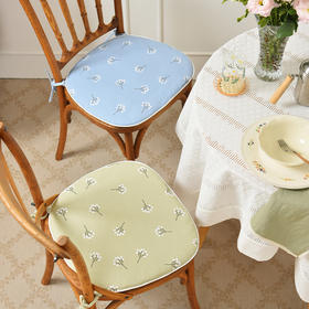 飞舞蒲公英系列椅垫家用坐垫办公室四季通用马蹄形棉方椅垫圆椅垫