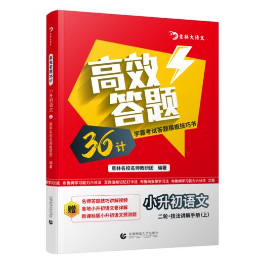《高效答题36计(小升初语文)》全4册 意林大语文【10-13岁】小升初，语文也可以像数学一样套模板、背公式 商品图1