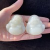 玉美人菲菲HZ/和田玉羊脂玉佛公吊坠51*48mm 商品缩略图0