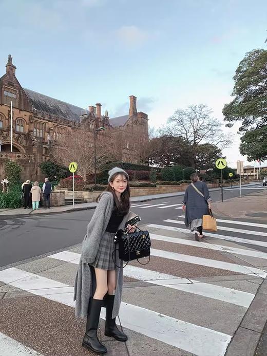 百褶格子短裙  是元英妹妹呀 / 商品图1