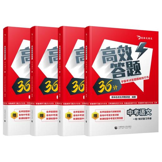 【中考语文】《高效答题36计》全4册 意林大语文 商品图0