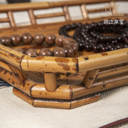 知君湘妃竹文盘 商品图6