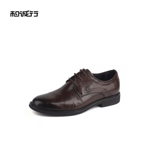 和诚行 2024秋冬新款复古真皮德比鞋男英伦风商务正装皮鞋0040159 商品图1