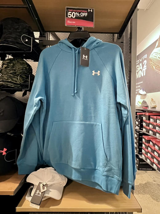 好折！Under Armour UA男款薄绒插兜帽衫 三色只要¥380直邮到手 商品图6