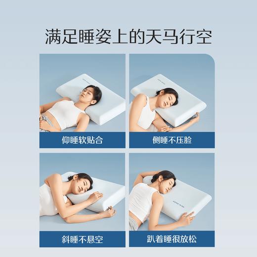 水星家纺A类深睡慢回弹记忆枕柔软护颈辅助睡眠枕头 商品图0