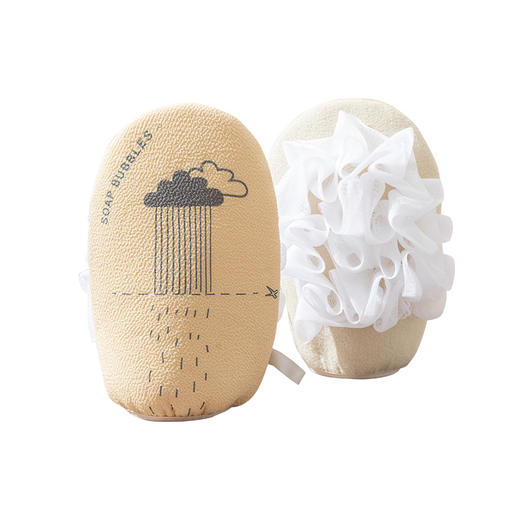 「双面搓澡二合一」搓澡巾搓泥搓后背搓澡二合一 居家日用大号沐浴手套不伤肤双面澡巾浴花 商品图4