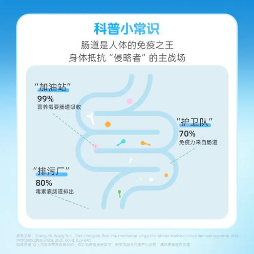 优美达益健益生菌 四种益生菌搭配接骨木莓 酵母β-葡聚糖 加固健康防护罩 提高肠肠战斗力 15袋/盒 商品图2