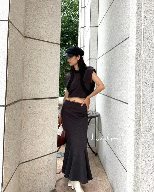 旋转无袖牛仔卫衣 商品图0