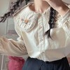 春秋季【新款娃娃领衬衫长袖】设计感小众宽松衬衣别致甜美上衣潮 商品缩略图2