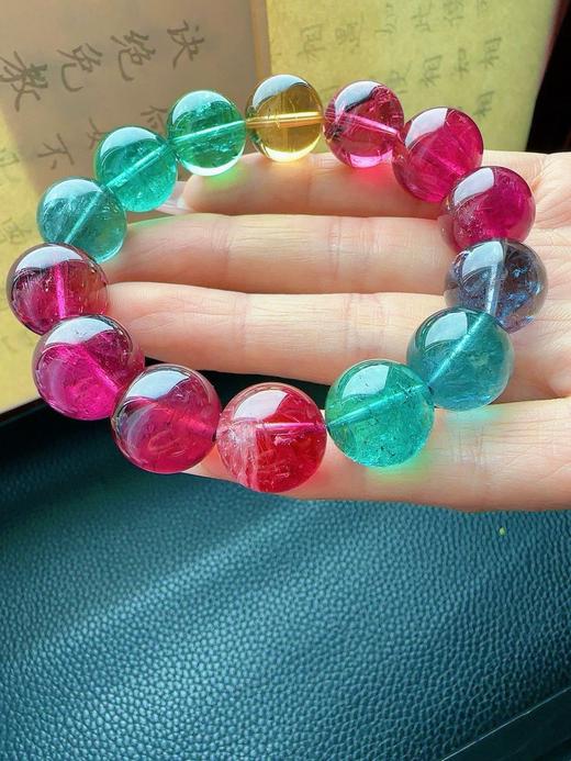 66.9g 14mm 碧玺手链 商品图2