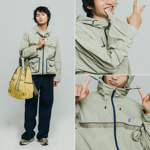 【破价直降-品牌直发】ACMEITEM爱棵米 情侣户外防泼水休闲外套连帽可调节夹克上衣男女GAF3210881E 商品图3