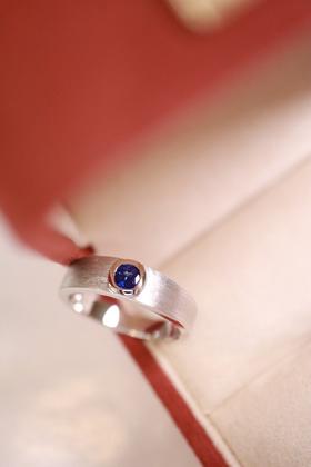 0.27ct 蓝宝石戒指