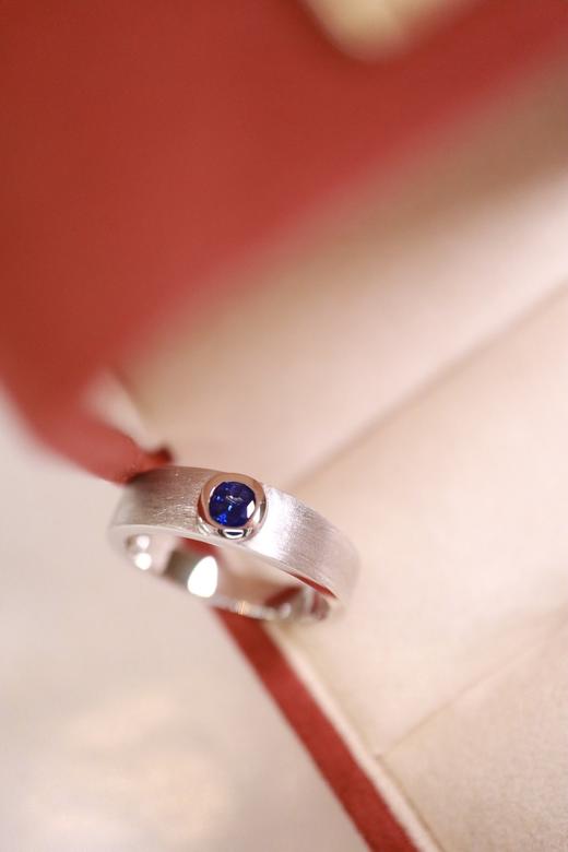 0.27ct 蓝宝石戒指 商品图0