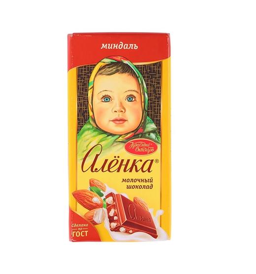 【中欧班列精选2块】俄罗斯原装进口大头娃娃巧克 牛奶味/香浓牛奶味/气泡/葡萄干味/扁桃仁味/榛子味 90g/块 商品图13