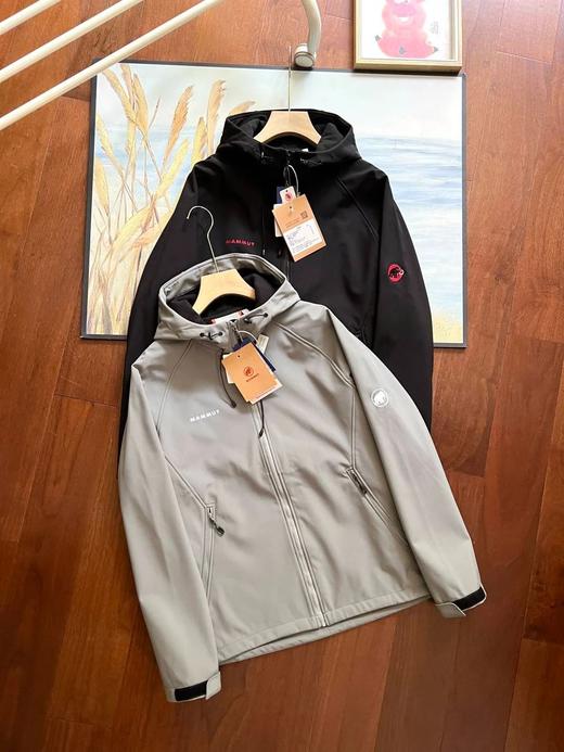 大象红标Cion男女户外防风防泼水耐磨软壳冲锋衣 商品图1