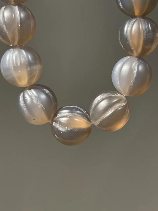 鱼瑙冻玛瑙瓜棱珠手链，顺丰包邮 商品图8