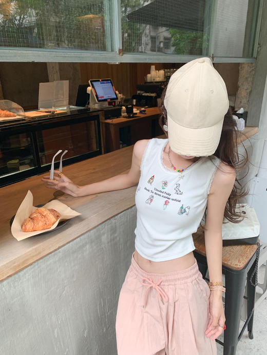 <曾小咸推荐>3.28现货秒杀 ！微信超特价！蕾丝领口背心 日常89.99 立减40 秒杀49.99！！ 商品图8