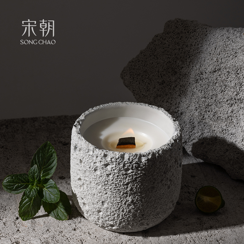 宋朝冷山系列香薰蜡烛200g/瓶 桂花香薰蜡烛室内家用持久清新高级卧室小众香氛送礼礼物