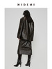 HIDEMI 【吴千语同款】甄选复古水洗擦色感环保蛋白皮工装感立体大口袋西装外套皮衣 商品缩略图11