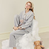 芬腾睡衣女空气棉夹层秋冬纯棉长袖套装春秋三层加厚加大码家居服 商品缩略图0