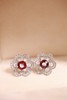 1.36ct 红宝石耳钉 商品缩略图0