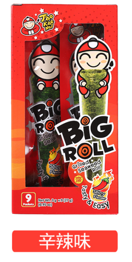 老板仔 bigroll 烤海苔卷27克 辛辣味