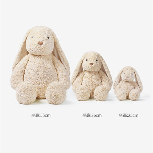 McHugs妮娜兔可加热毛绒玩偶薰衣草抱睡玩具安抚娃娃公仔生日礼物 3岁+ 商品图3