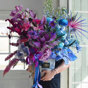 《流年异彩》高奢定制蓝色色抱抱桶