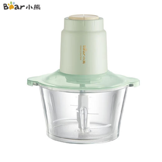 小熊（Bear）绞肉机家用大容量2L绞馅机 碎肉机 电动多功能料理搅拌打肉饺子肉馅蒜蓉机QSJ-E03K6 商品图0