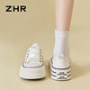 ZHR则则厚底小白鞋女2024夏季新款松糕底增高板鞋透气运动休闲鞋 商品缩略图5
