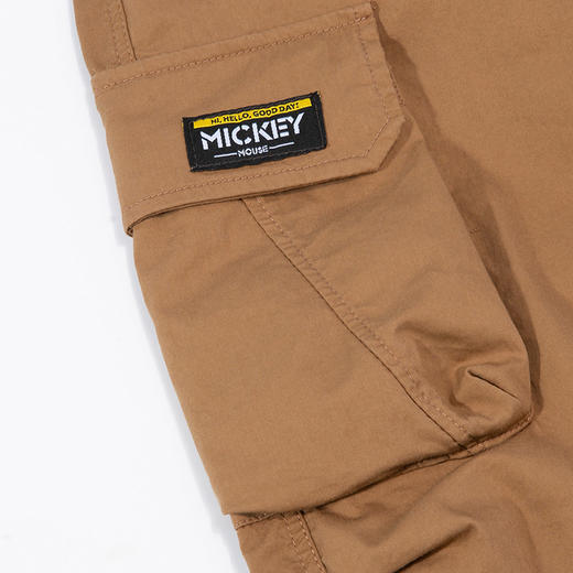 迪士尼童装男童工装酷潮酷帅气长裤春秋款米奇宝宝运动休闲长裤ZD3DK024 商品图7