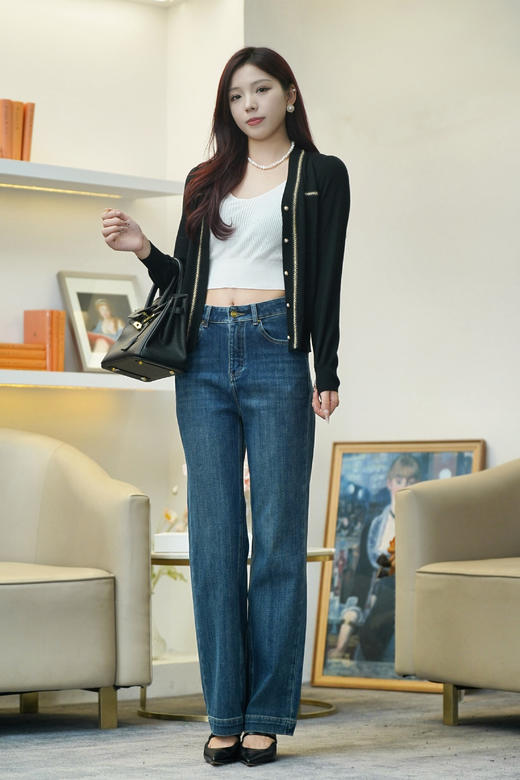 【内购不退换】【蓝S1】臣禾【窄版】直筒四面弹牛仔裤JZ243060458 商品图11