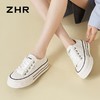 ZHR则则厚底小白鞋女2024夏季新款松糕底增高板鞋透气运动休闲鞋 商品缩略图8