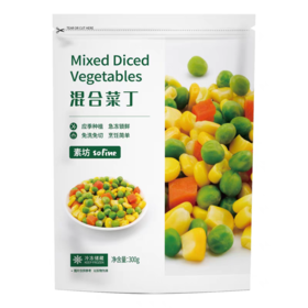 素坊 混合菜丁 300g/包