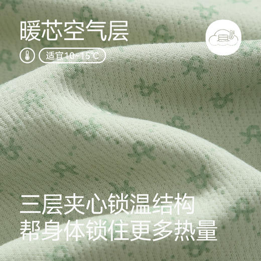 芬腾情侣睡衣秋冬空气棉夹层长袖纯棉套装女抗菌男士加大码家居服 商品图1