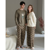 芬腾情侣睡衣春秋季纯棉长袖女宽松休闲男青年全棉大码家居服套装 商品缩略图4