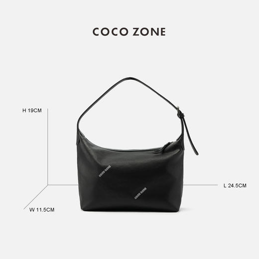 COCO ZONE 高级感简约百搭单肩包气质通勤斜挎包CC2C1581 商品图1
