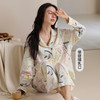 芬腾月子服纯棉孕妇睡衣女春秋季产后喂奶怀孕期产妇哺乳全棉套装 商品缩略图0