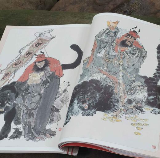 《福禄吉星：宝相》，8开，线装函套一册，戴敦邦绘，上海辞书出版社2023年6月一版一印，定价298元，售价129元。 商品图8