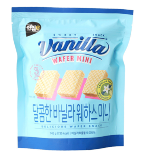 爱慕伊 香甜香草味迷你威化饼干145g
