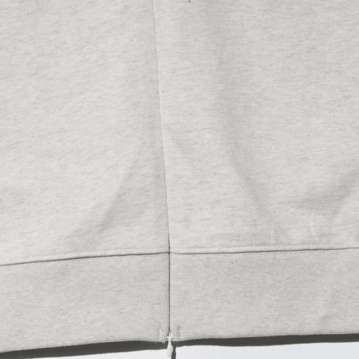 WY135秋季男上衣长袖时尚百搭宽松圆领半高领纯色男女同款卫衣 商品图3