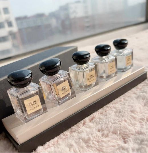 【海关保税直发】阿玛尼高定私藏香水7.5ml五件套-玉龙茶+和风茉莉+米兰玫瑰+苏州牡丹+栀子麝香-会员5折 商品图3