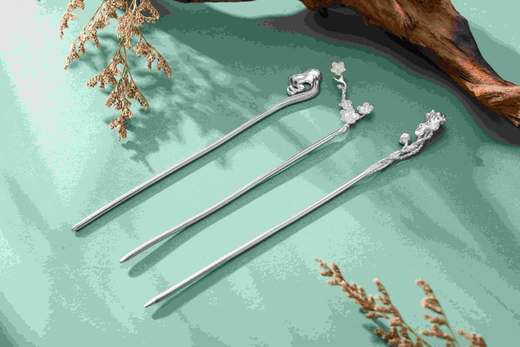 银发簪 商品图0