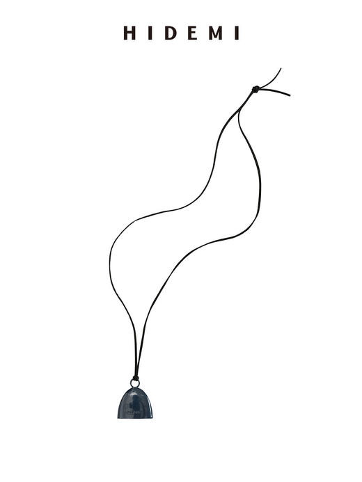 HIDEMI昨日我是月亮系列设计感半月金属链条麂皮绳叠戴项链 商品图13